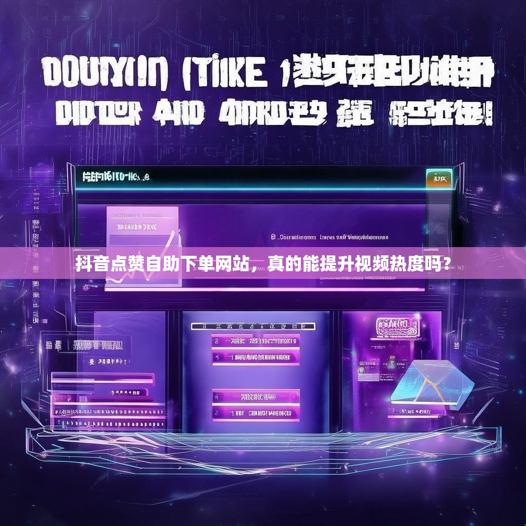 抖音点赞自助下单网站,真的能提升视频热度吗? 抖音点赞自助下单网站,真的能提升视频热度吗?