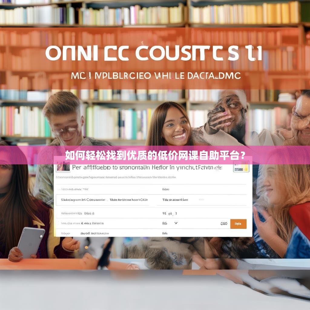 如何轻松找到优质的低价网课自助平台？