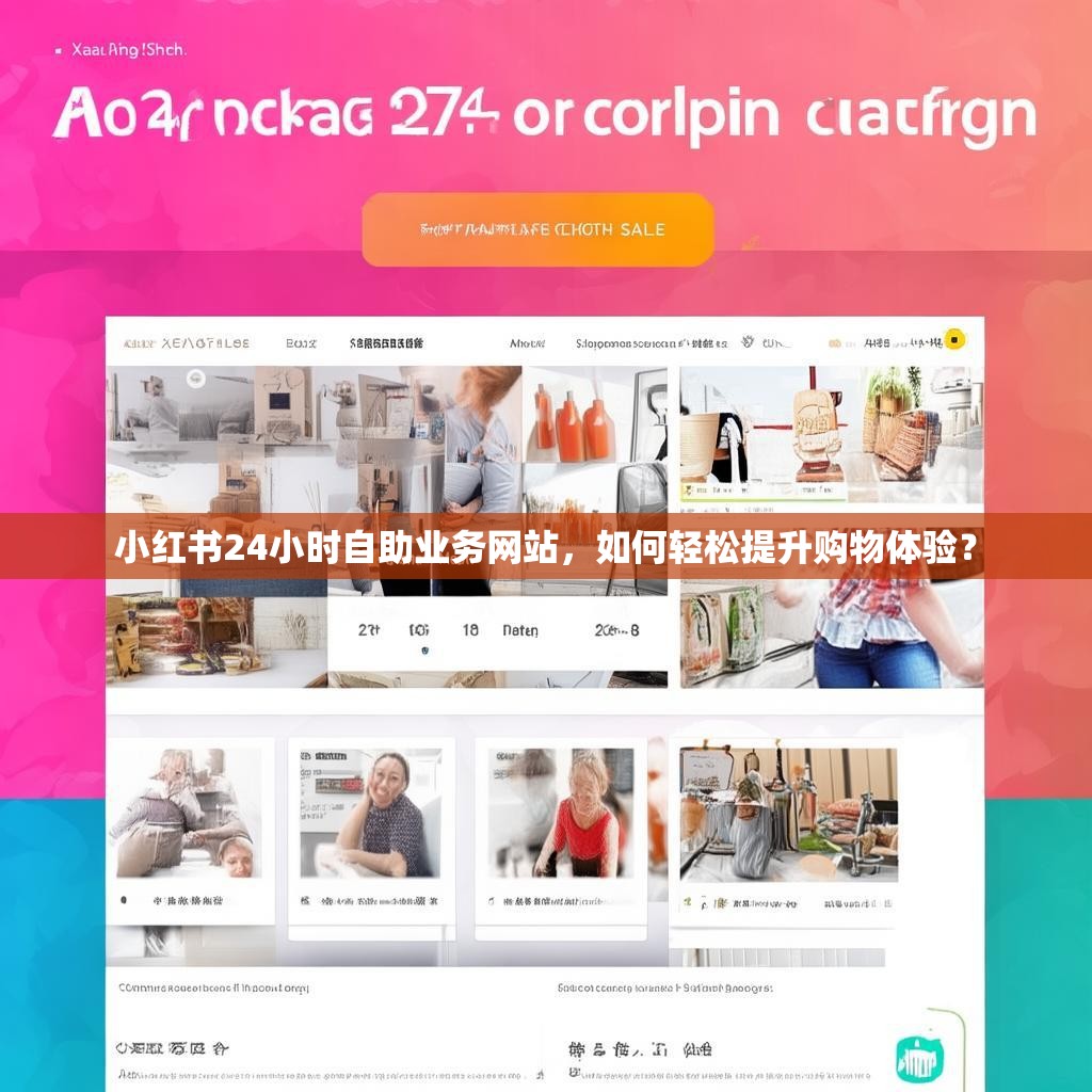 小红书24小时自助业务网站，如何轻松提升购物体验？