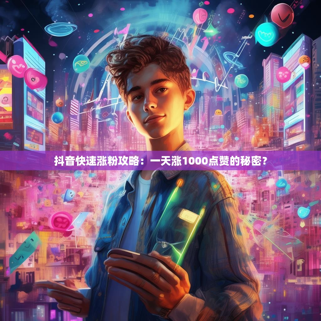 抖音快速涨粉攻略：一天涨1000点赞的秘密？