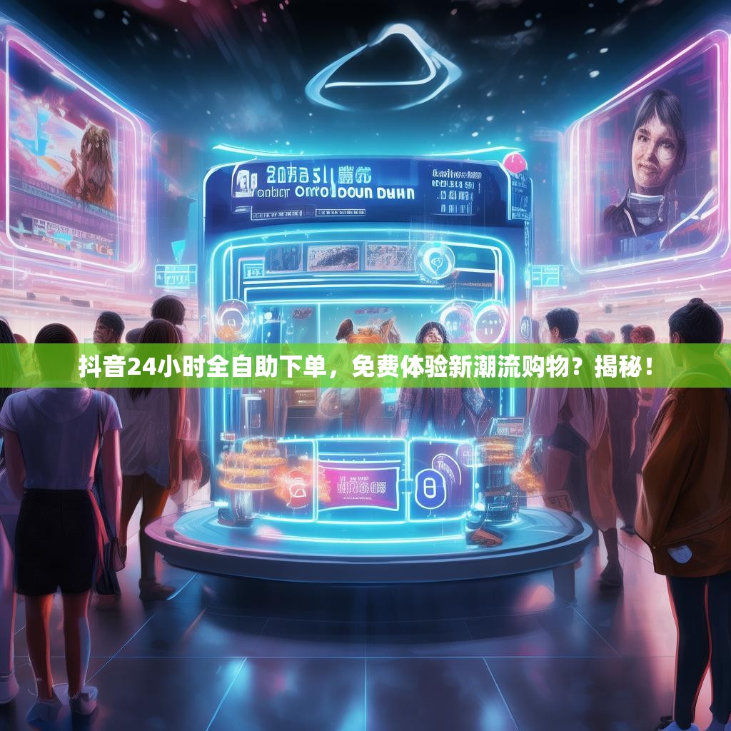 抖音24小时全自助下单，免费体验新潮流购物？揭秘！