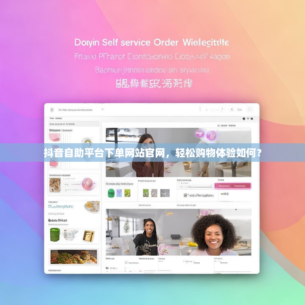 抖音自助平台下单网站官网,轻松购物体验如何? 抖音自助平台下单网站官网,轻松购物体验如何?