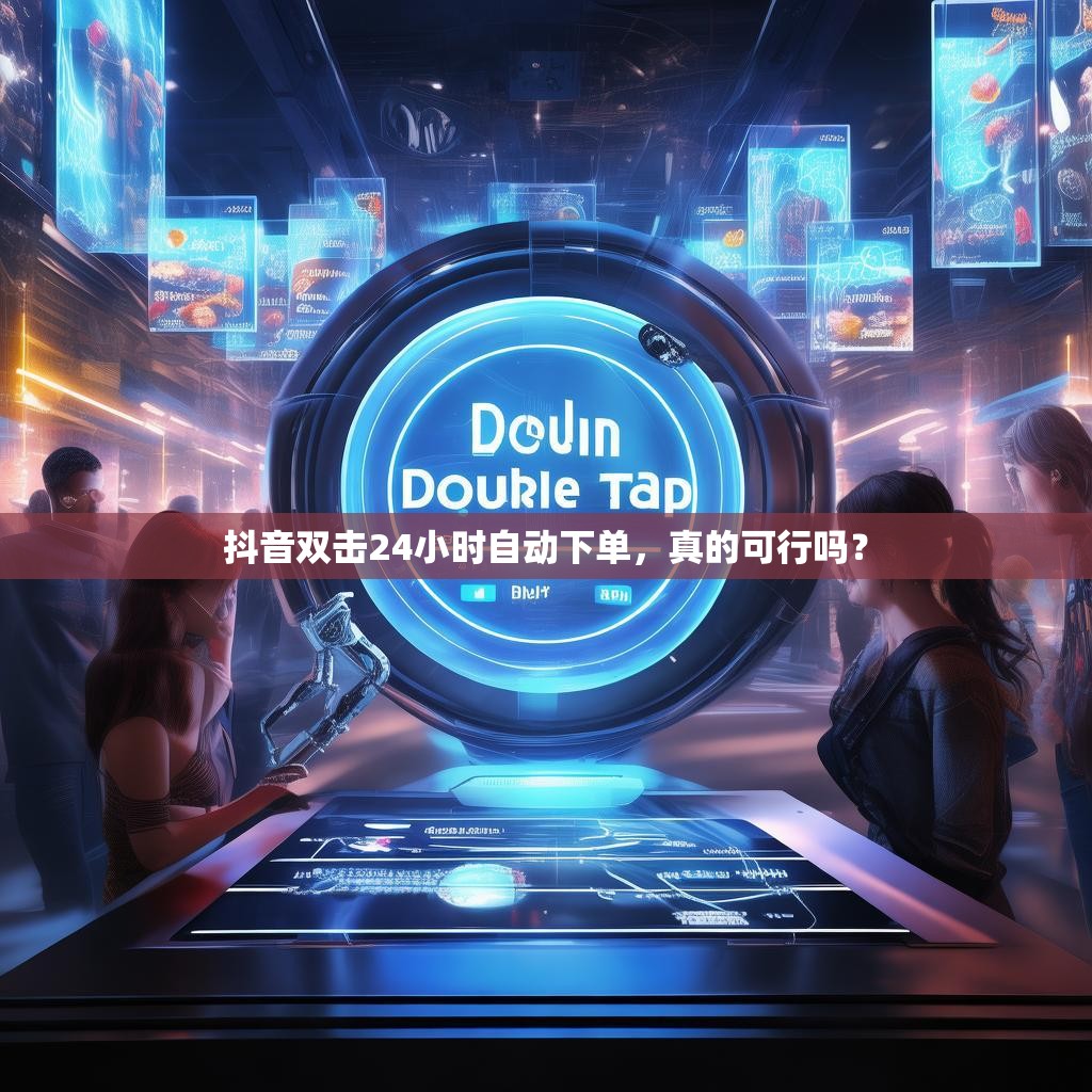 抖音双击24小时自动下单，真的可行吗？