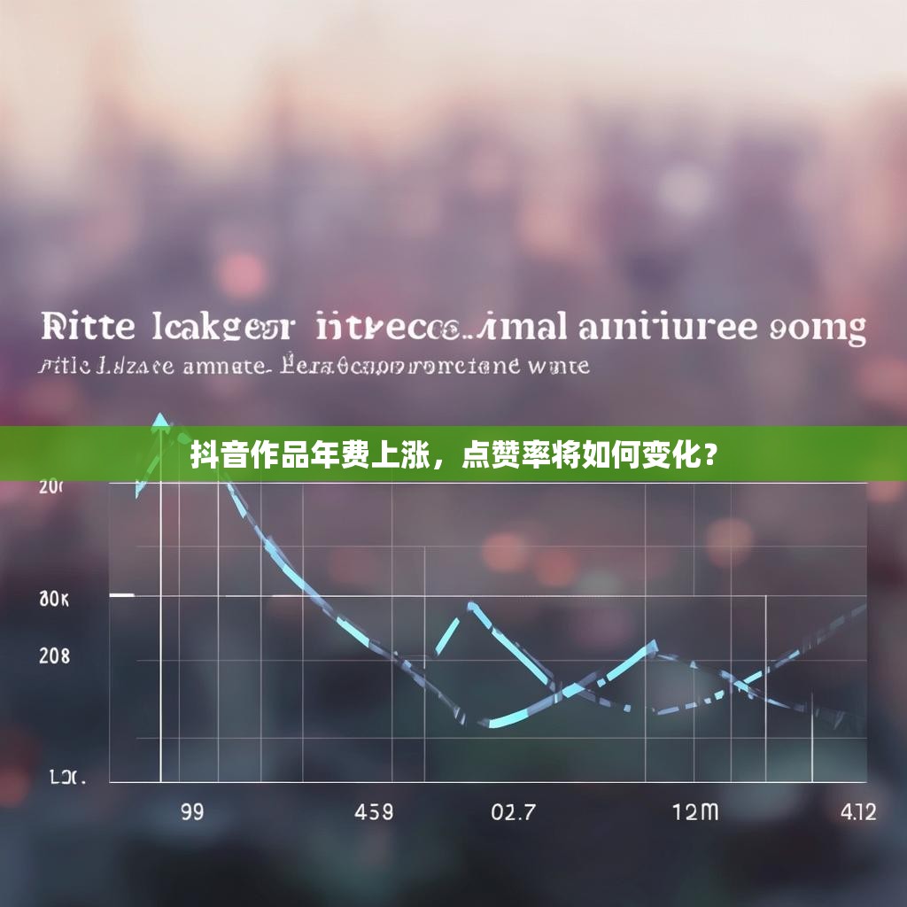 抖音作品年费上涨，点赞率将如何变化？