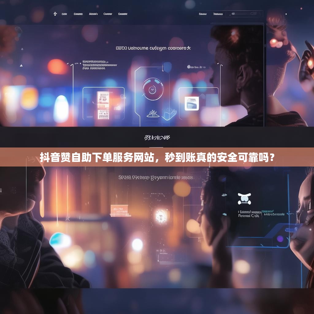 抖音赞自助下单服务网站，秒到账真的安全可靠吗？
