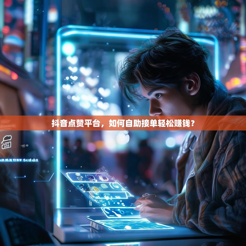 抖音点赞平台，如何自助接单轻松赚钱？