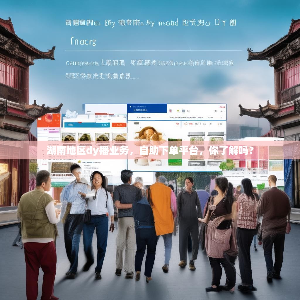 湖南地区dy播业务，自助下单平台，你了解吗？