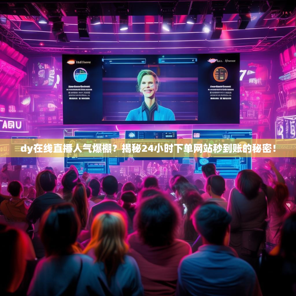 dy在线直播人气爆棚？揭秘24小时下单网站秒到账的秘密！