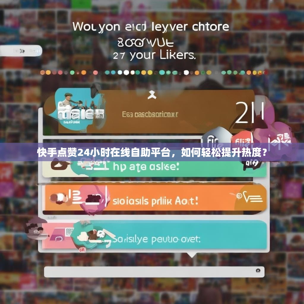 快手点赞24小时在线自助平台，如何轻松提升热度？