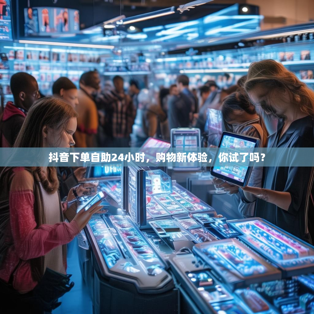 抖音下单自助24小时，购物新体验，你试了吗？