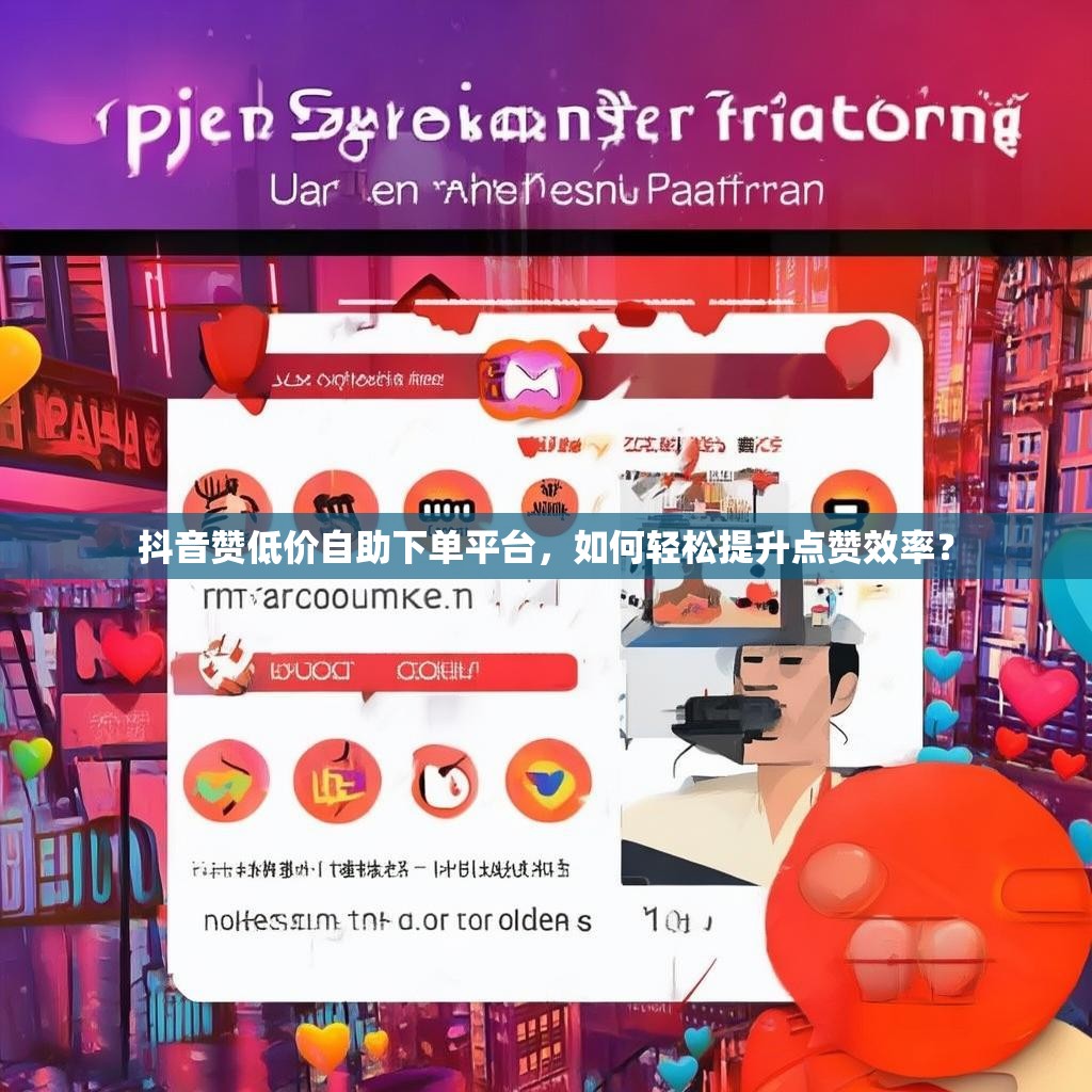 抖音赞低价自助下单平台，如何轻松提升点赞效率？