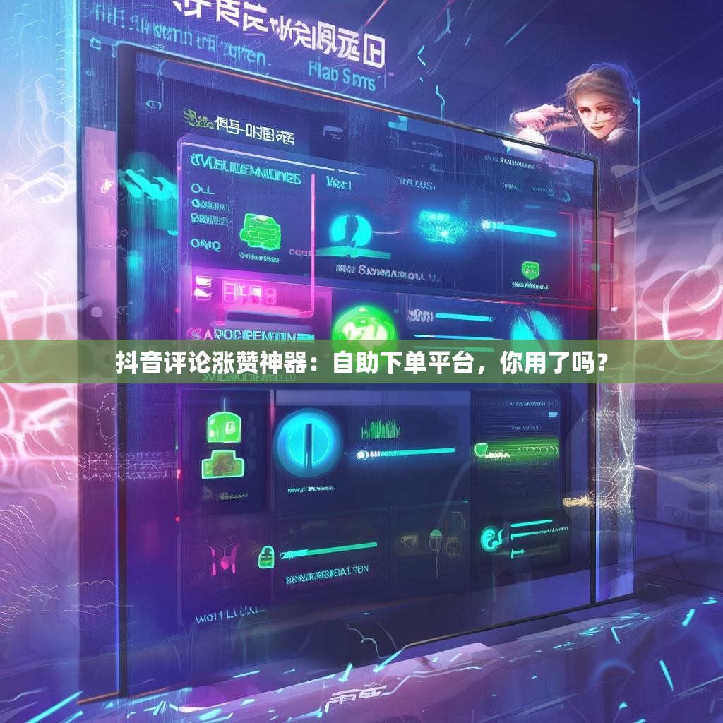 抖音评论涨赞神器：自助下单平台，你用了吗？