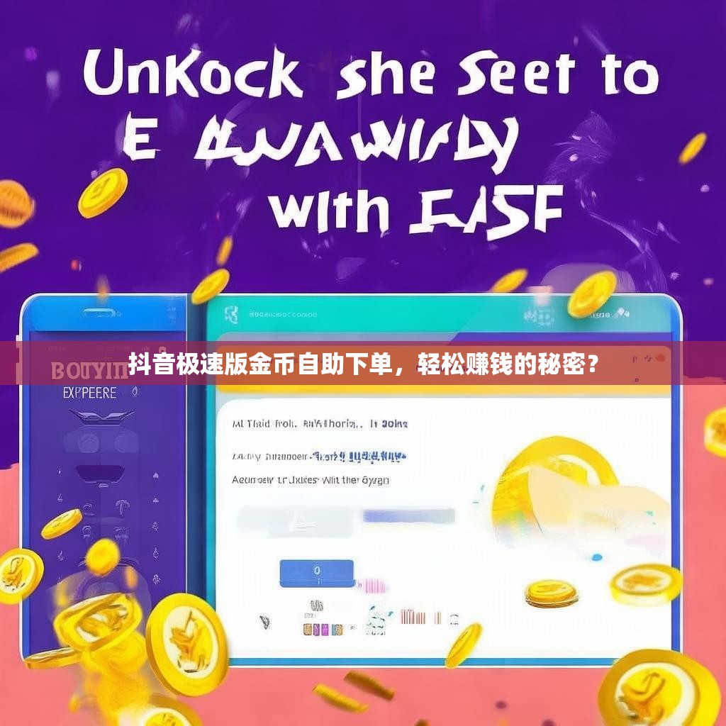 抖音极速版金币自助下单，轻松赚钱的秘密？