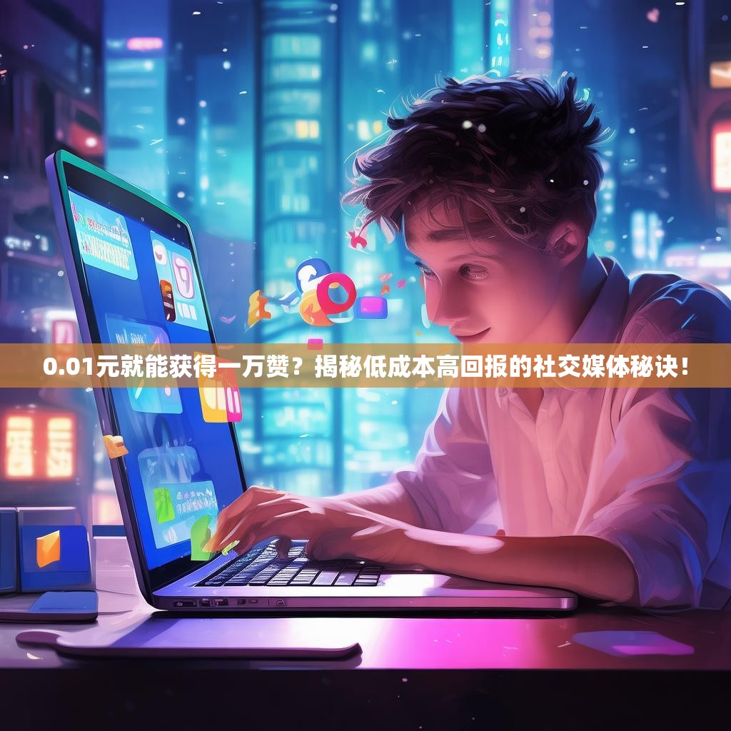 0.01元就能获得一万赞？揭秘低成本高回报的社交媒体秘诀！