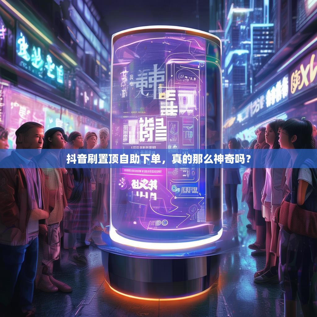 抖音刷置顶自助下单，真的那么神奇吗？