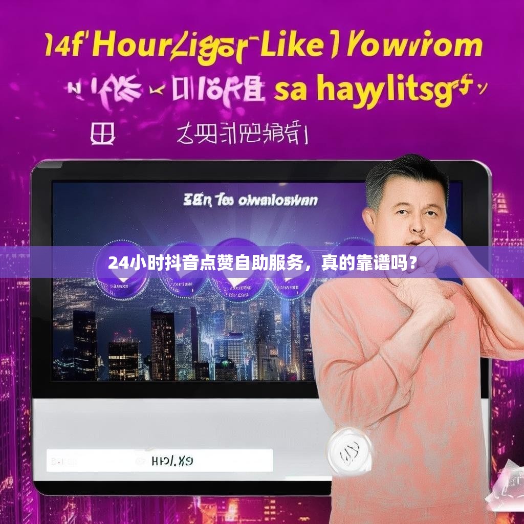 24小时抖音点赞自助服务，真的靠谱吗？