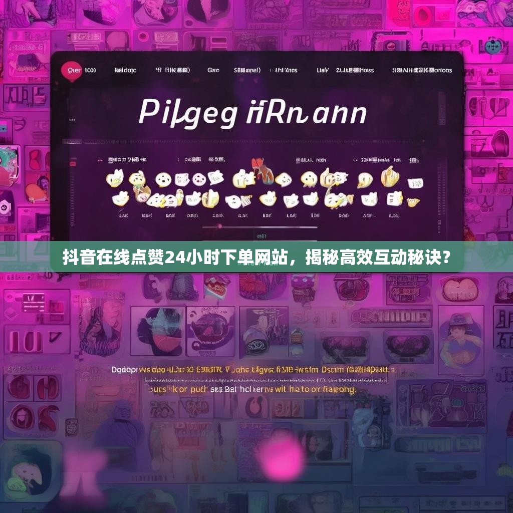 抖音在线点赞24小时下单网站，揭秘高效互动秘诀？