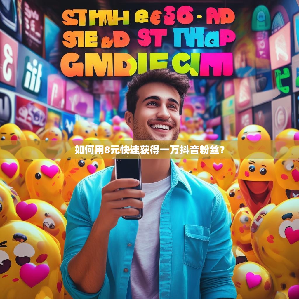 如何用8元快速获得一万抖音粉丝？