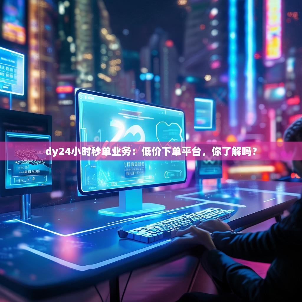dy24小时秒单业务：低价下单平台，你了解吗？