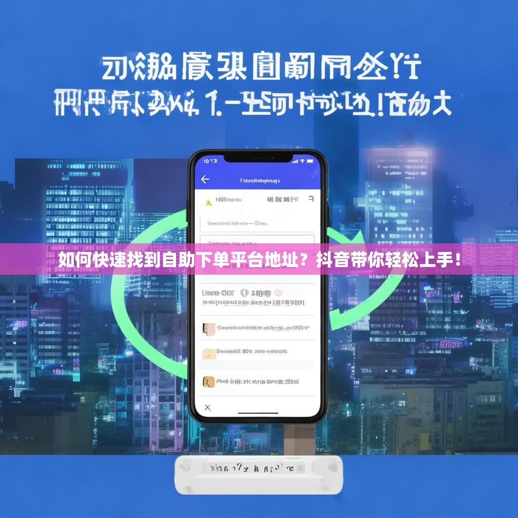 如何快速找到自助下单平台地址？抖音带你轻松上手！