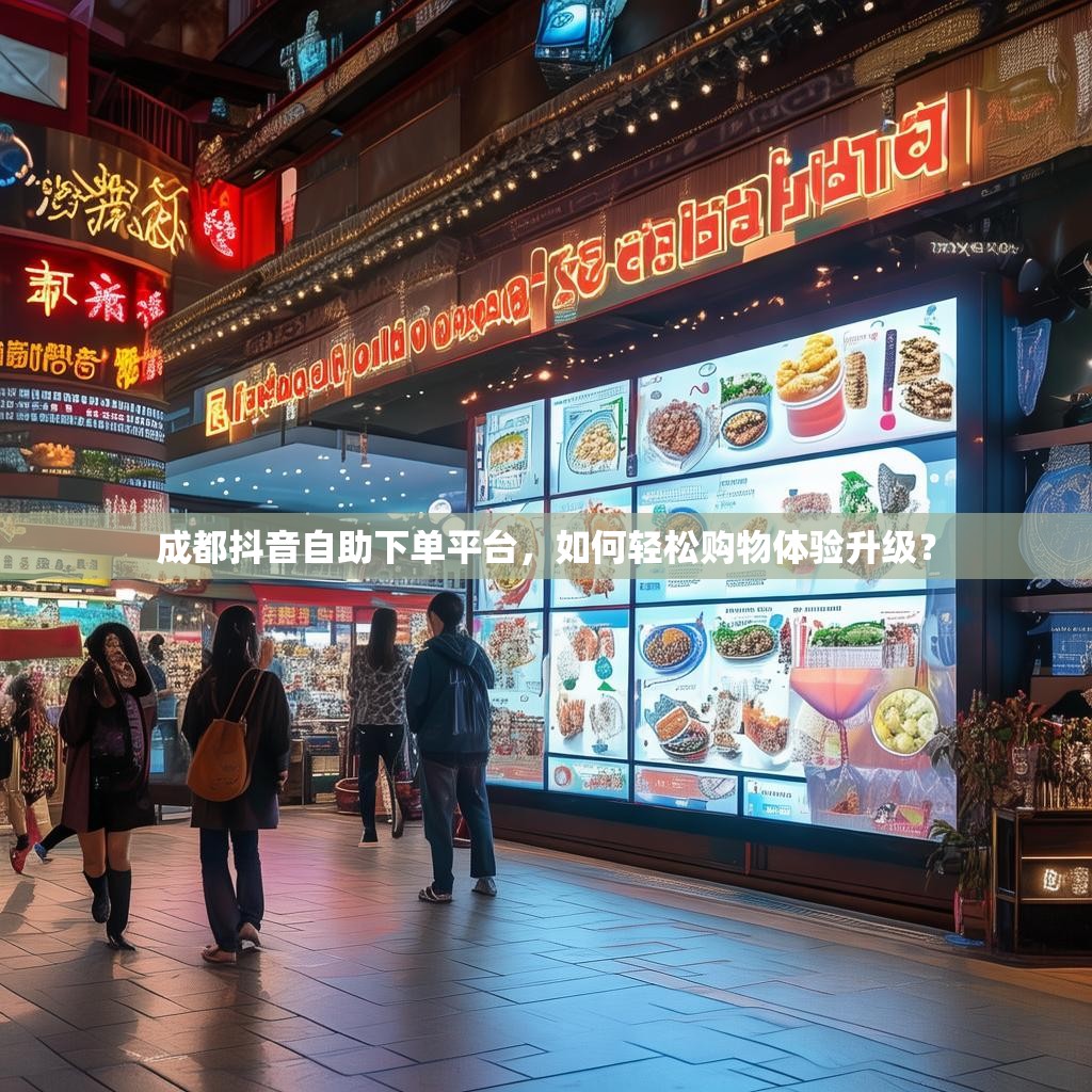 成都抖音自助下单平台，如何轻松购物体验升级？