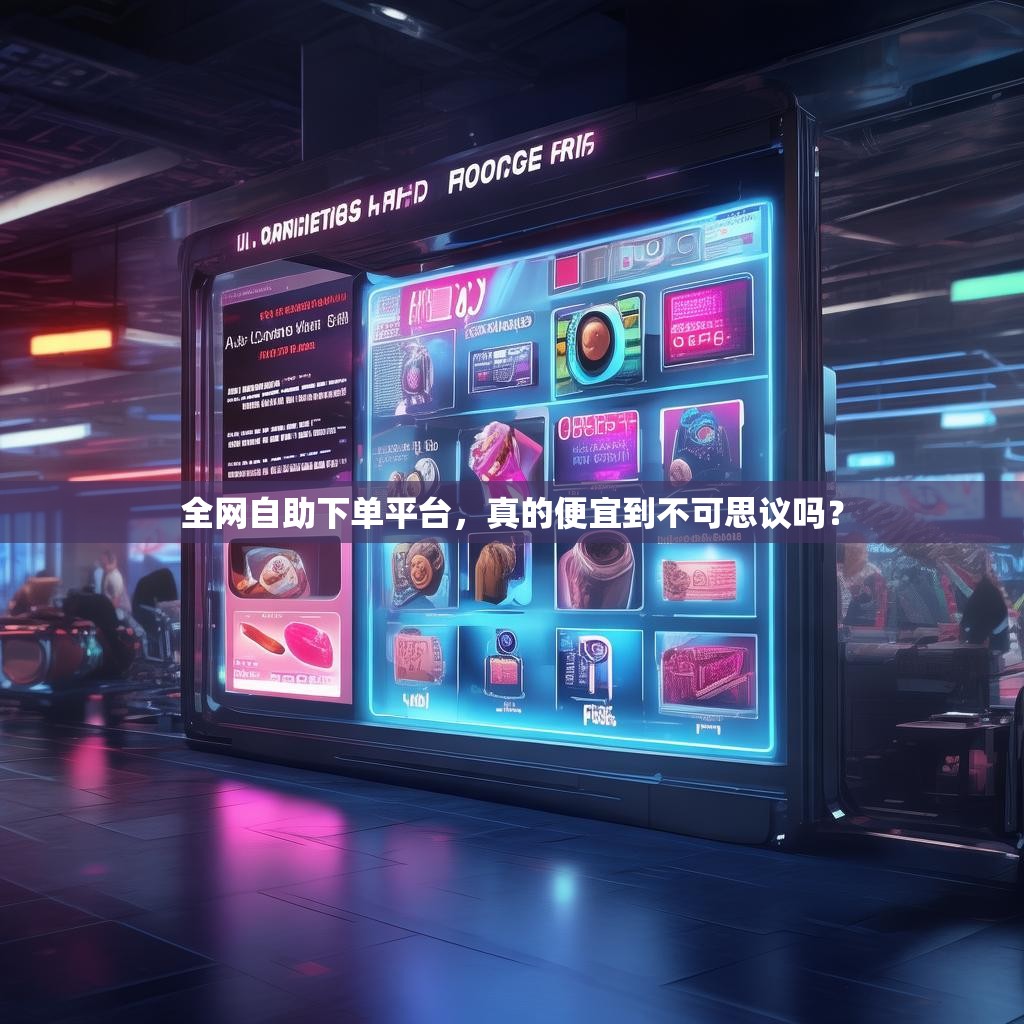 全网自助下单平台，真的便宜到不可思议吗？