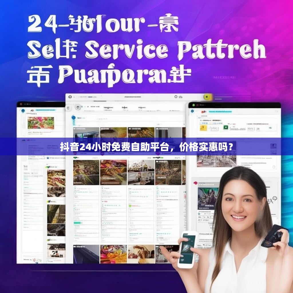 抖音24小时免费自助平台，价格实惠吗？