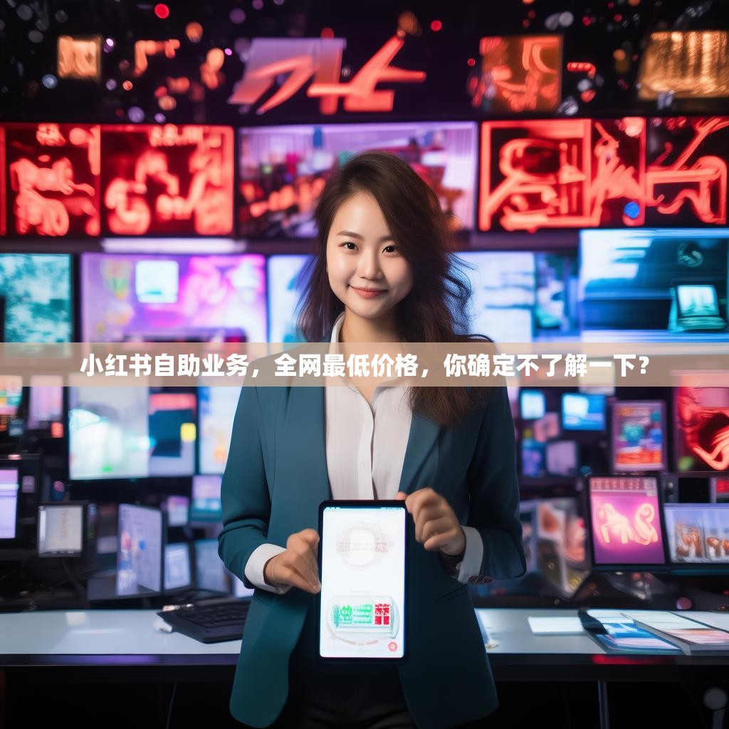 小红书自助业务，全网最低价格，你确定不了解一下？