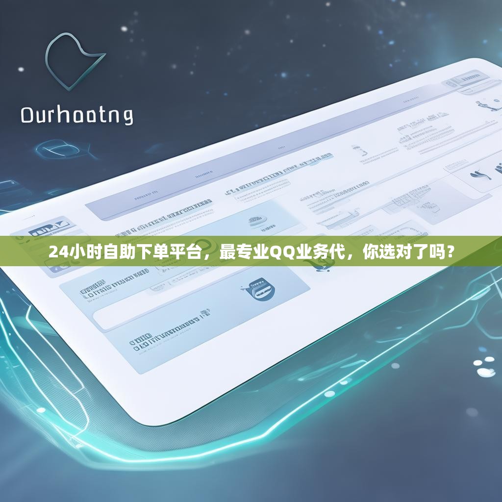 24小时自助下单平台，最专业QQ业务代，你选对了吗？