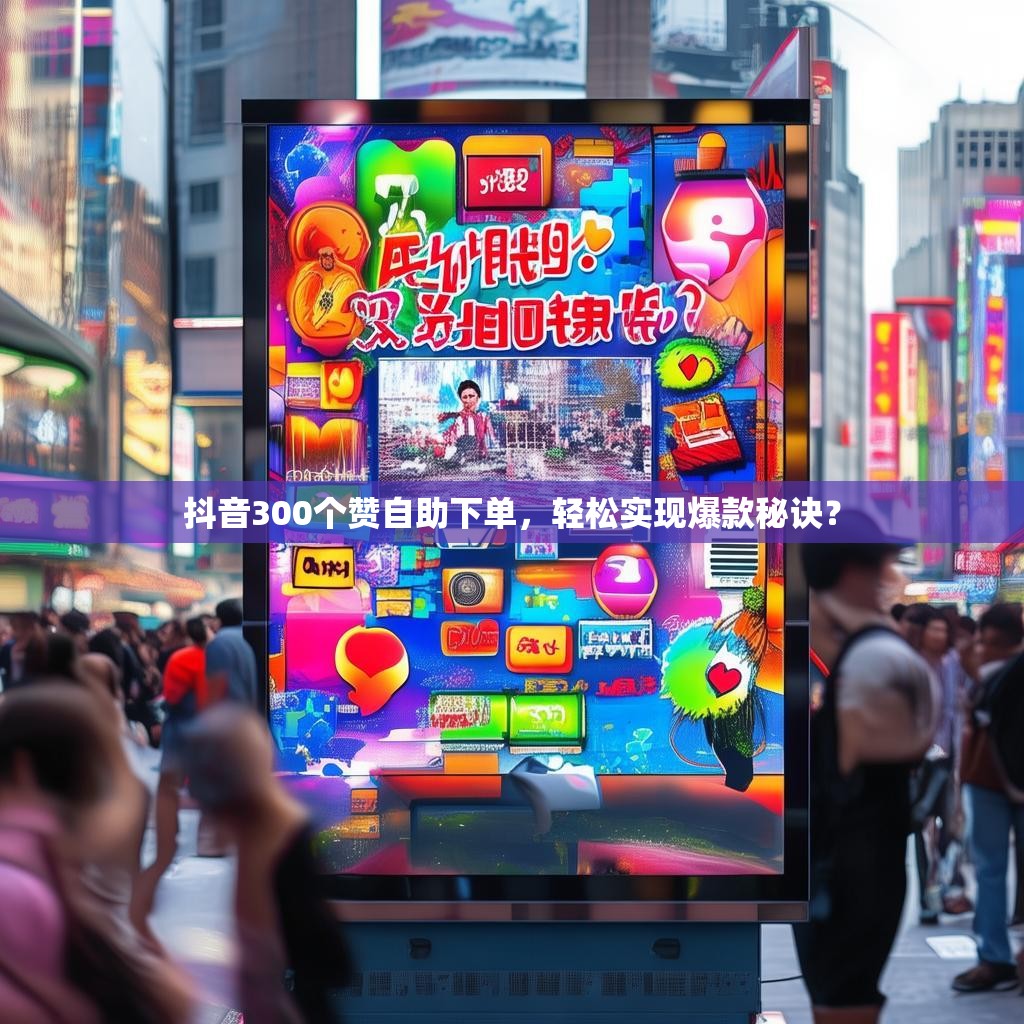 抖音300个赞自助下单，轻松实现爆款秘诀？