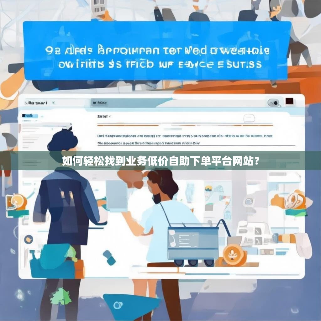 如何轻松找到业务低价自助下单平台网站？