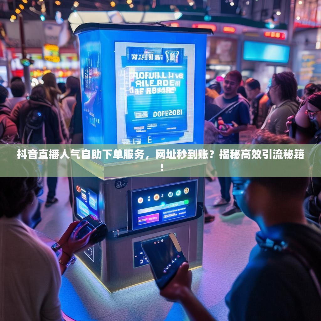 抖音直播人气自助下单服务，网址秒到账？揭秘高效引流秘籍！