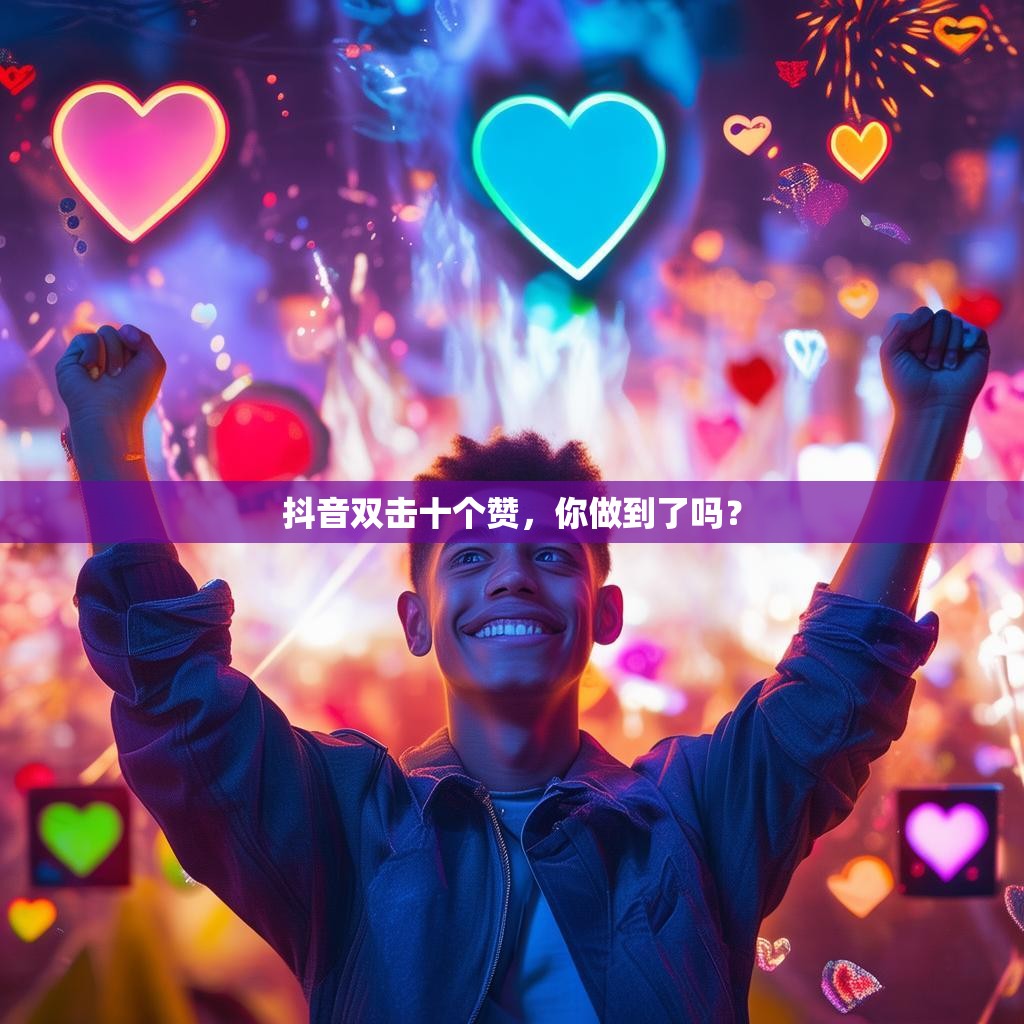 抖音双击十个赞，你做到了吗？