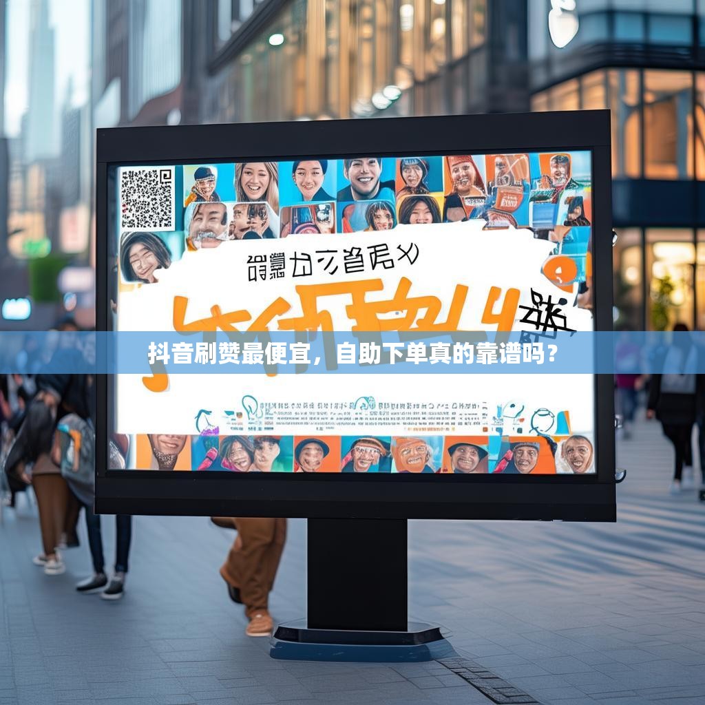 抖音刷赞最便宜，自助下单真的靠谱吗？