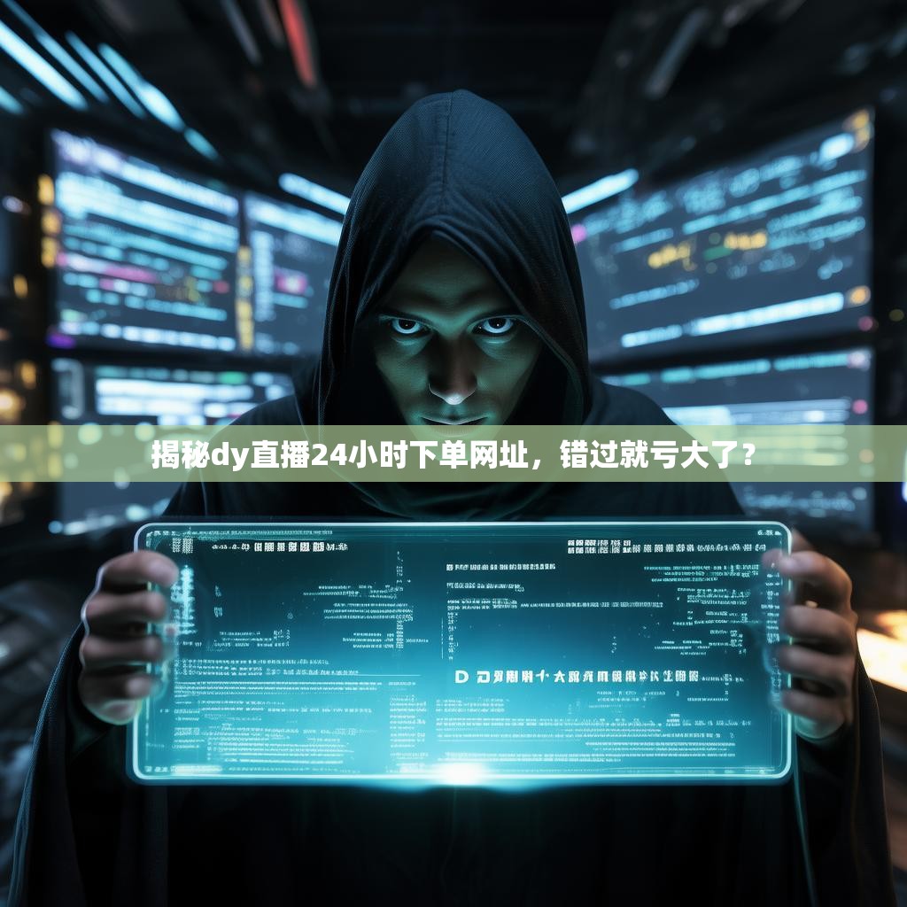揭秘dy直播24小时下单网址，错过就亏大了？