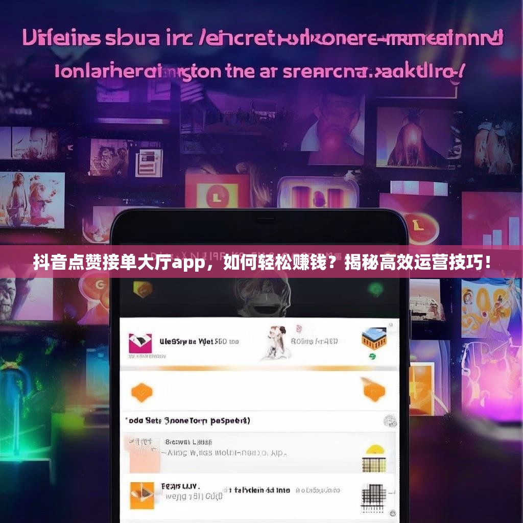 抖音点赞接单大厅app，如何轻松赚钱？揭秘高效运营技巧！