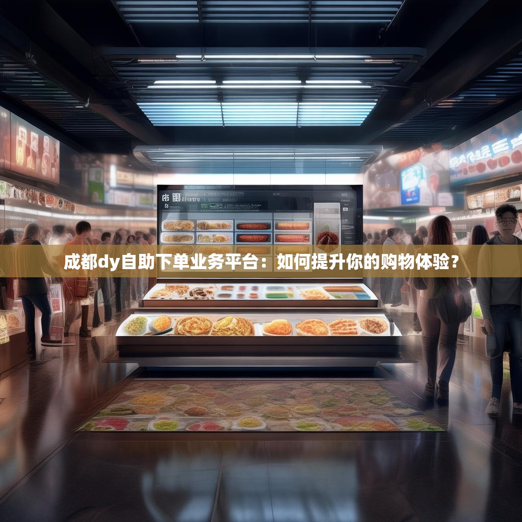 成都dy自助下单业务平台：如何提升你的购物体验？
