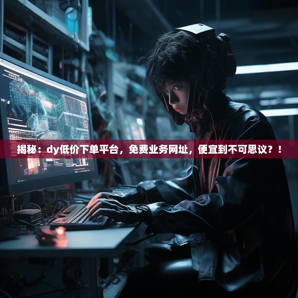 揭秘：dy低价下单平台，免费业务网址，便宜到不可思议？！