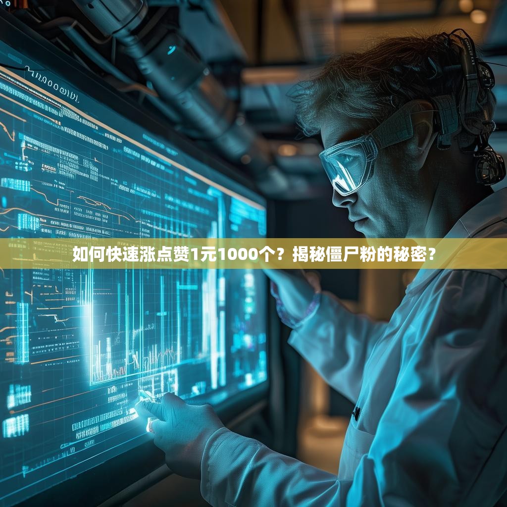 如何快速涨点赞1元1000个？揭秘僵尸粉的秘密？