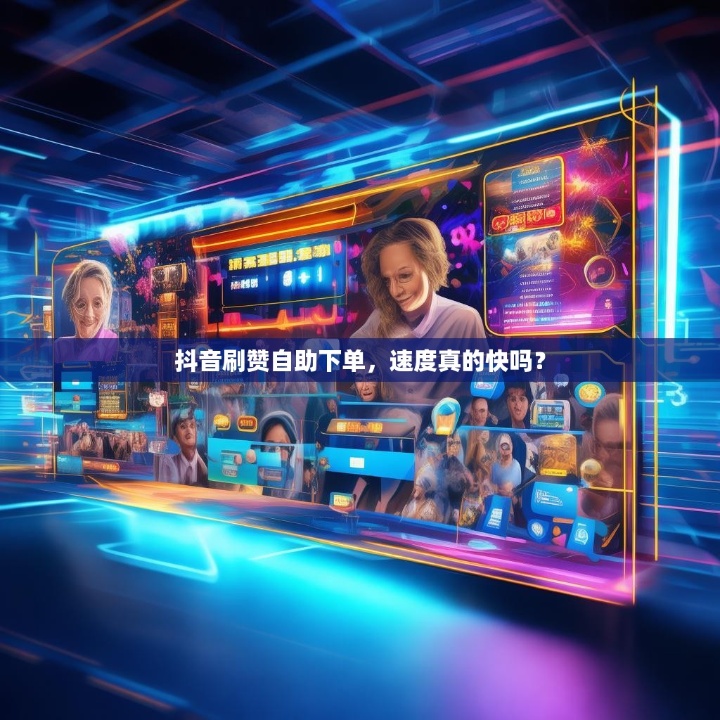 抖音刷赞自助下单，速度真的快吗？