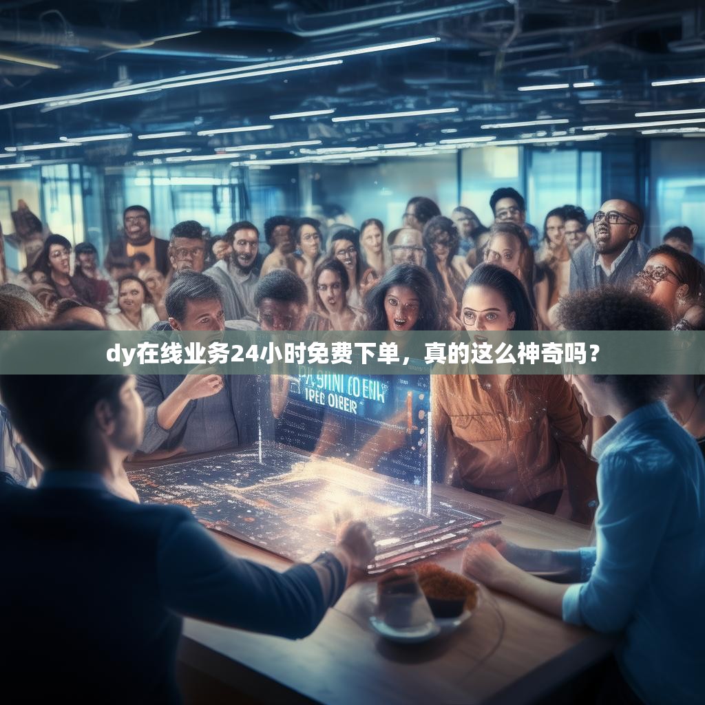 dy在线业务24小时免费下单，真的这么神奇吗？