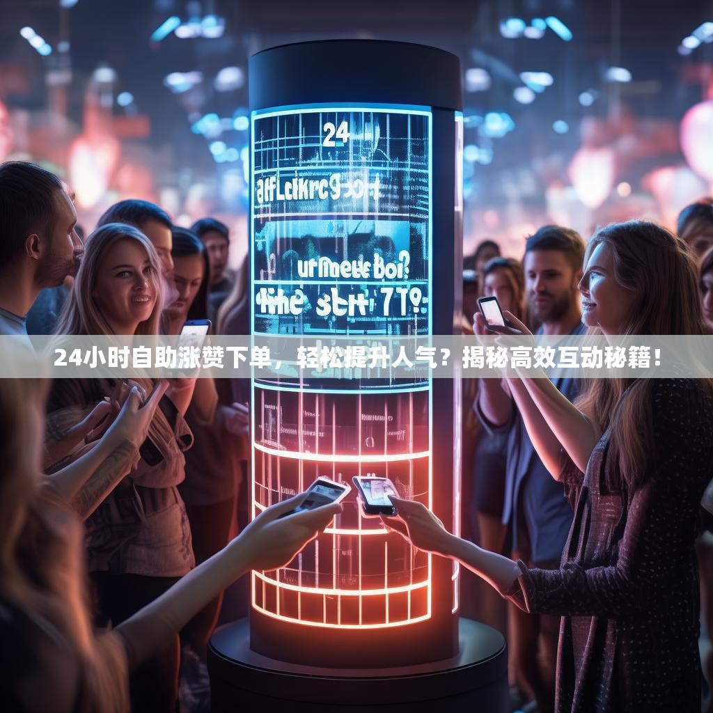 24小时自助涨赞下单，轻松提升人气？揭秘高效互动秘籍！