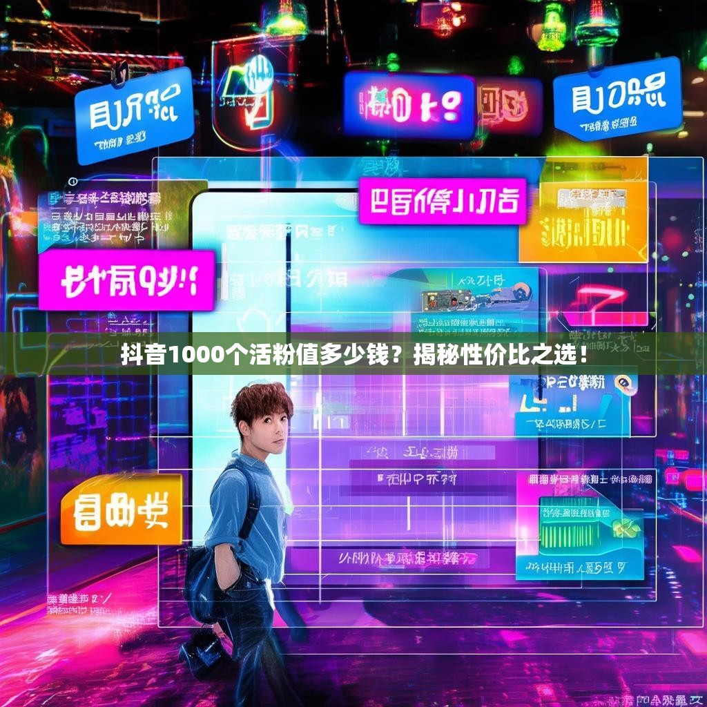抖音1000个活粉值多少钱？揭秘性价比之选！