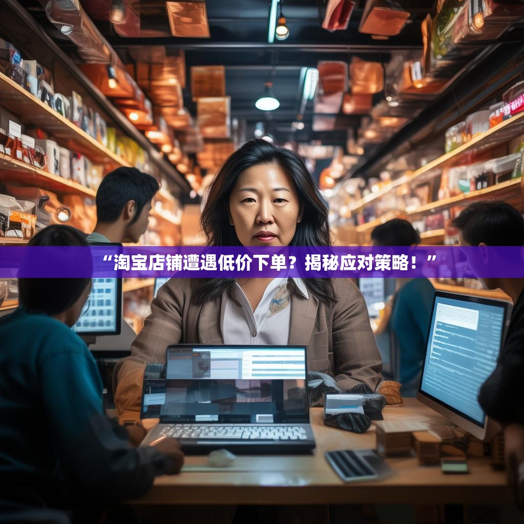 “淘宝店铺遭遇低价下单？揭秘应对策略！”