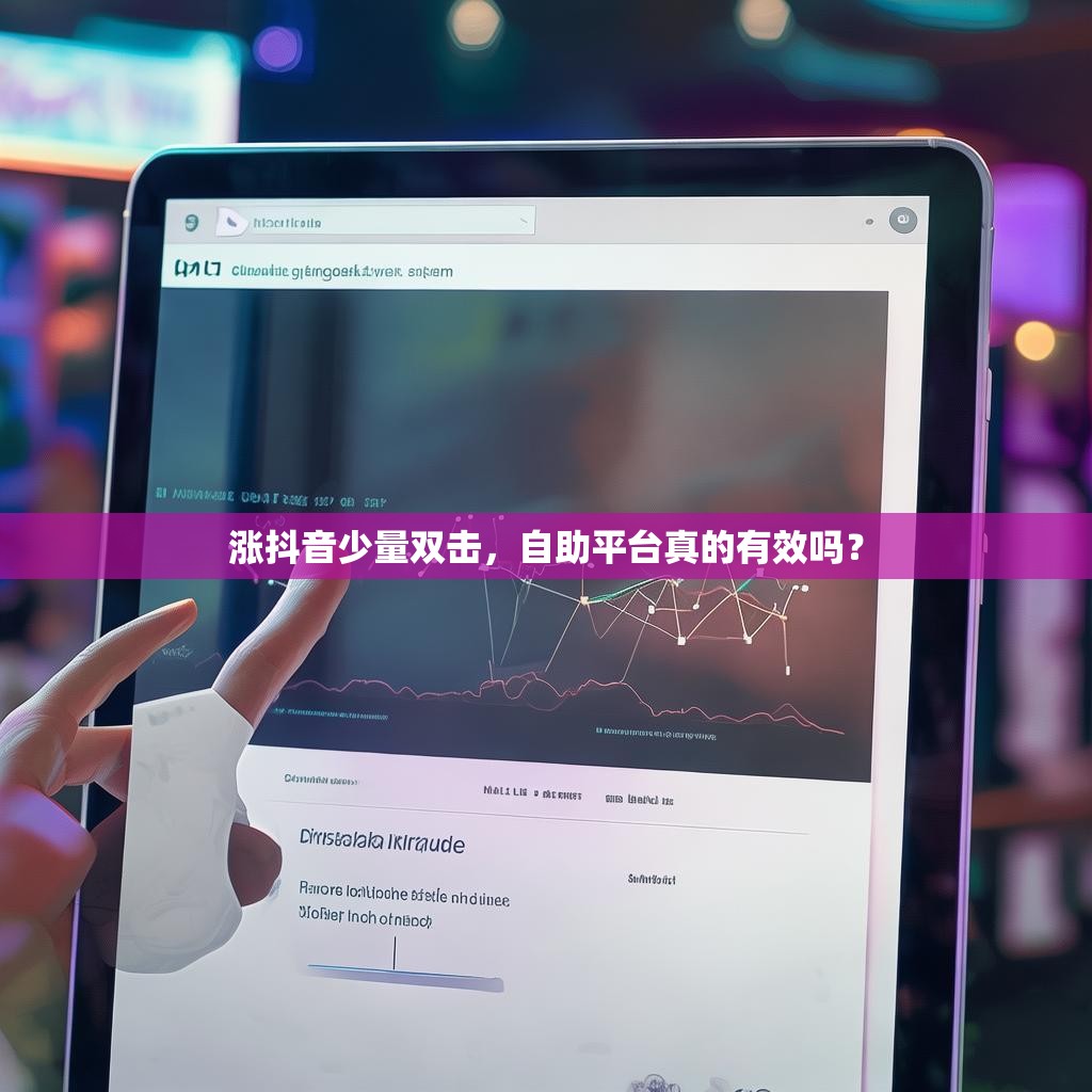 涨抖音少量双击，自助平台真的有效吗？