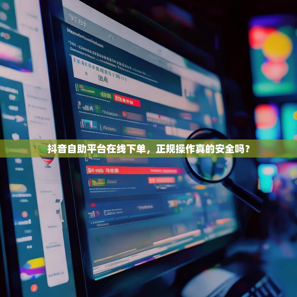 抖音自助平台在线下单，正规操作真的安全吗？