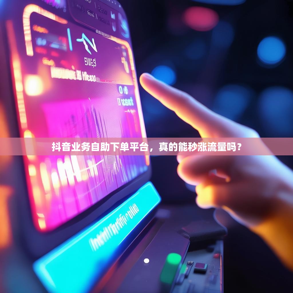 抖音业务自助下单平台，真的能秒涨流量吗？