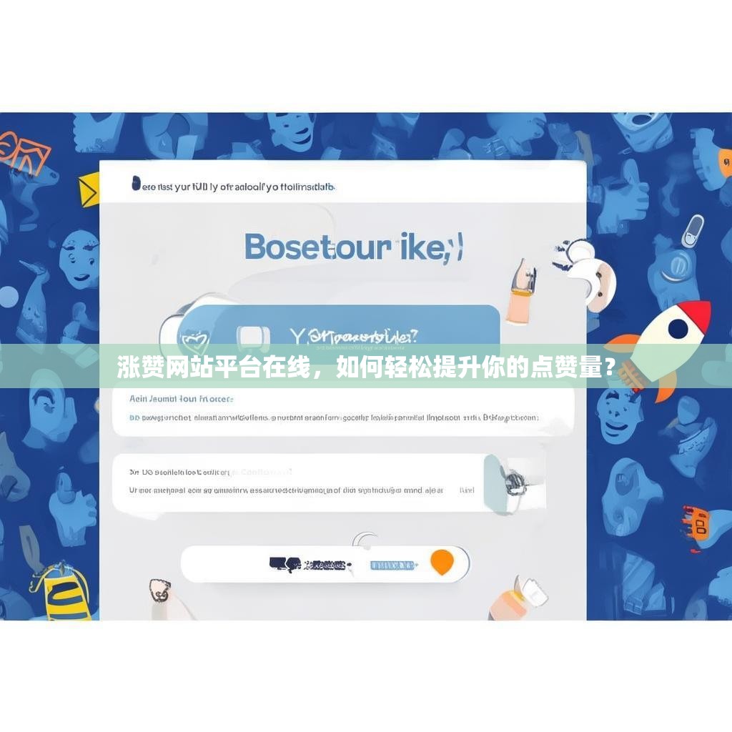 涨赞网站平台在线，如何轻松提升你的点赞量？