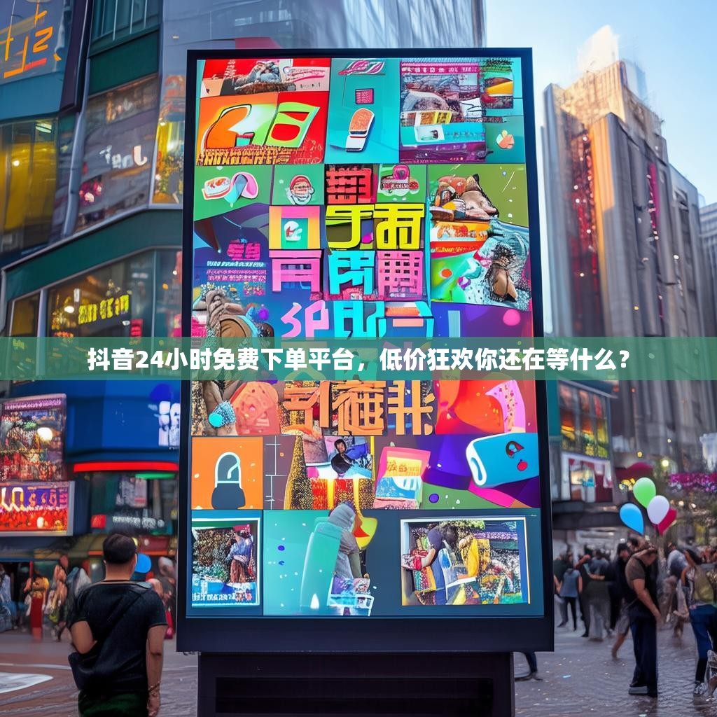 抖音24小时免费下单平台，低价狂欢你还在等什么？