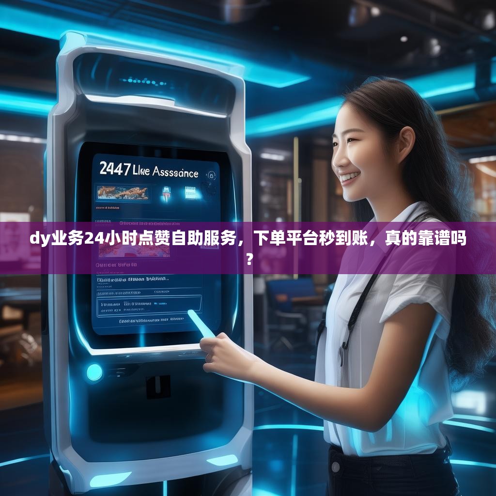 dy业务24小时点赞自助服务，下单平台秒到账，真的靠谱吗？